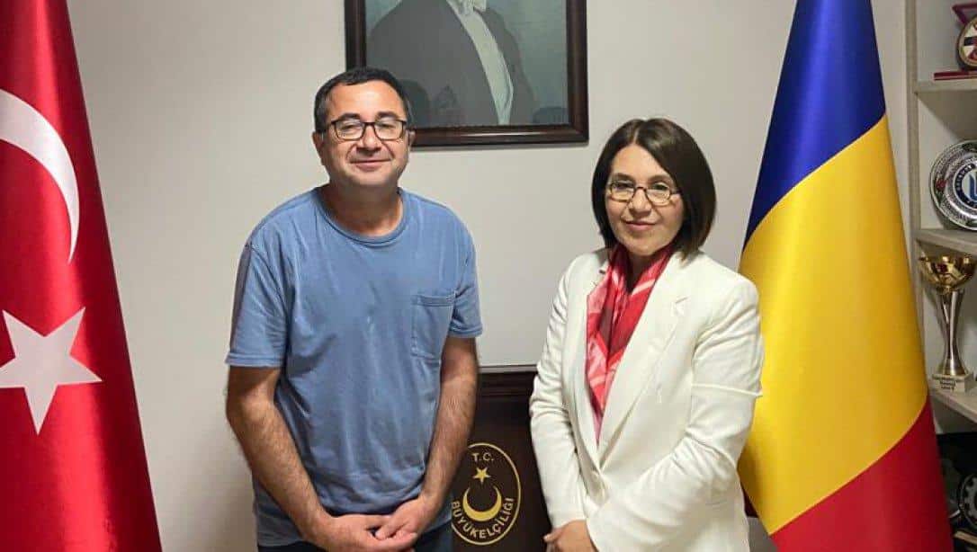 Yaş Alexandru İoan Cuza Üniversitesi Türkçe Okutmanı Dr. Şenel GERÇEK'in Eğitim Müşavirliğine Ziyareti
